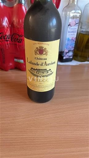 Bordéus Médoc Cru Bourgeois Lalande Auvion 1993