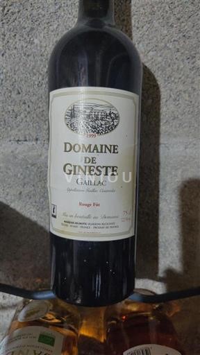 Southwest Gaillac Domaine Gineste Rouge Fût 1999