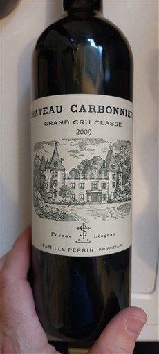 Bordeaux Pessac-Léognan Grand Cru Classé Château Carbonnieux 2009