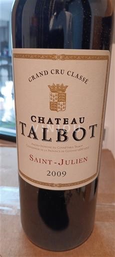 Bordeaux Saint-Julien Grand Cru Classé Château Talbot 2009