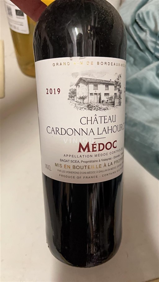 Bordeaux Médoc Château Cardonna Lahourcade 2019