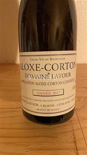 Borgogna Aloxe-Corton Grand Cru Domaine Latour 2017