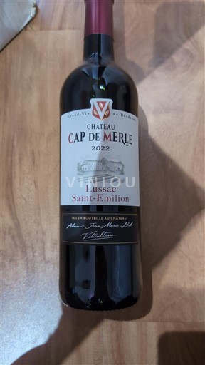 Bordeaux Lussac-Saint-Émilion Château Cap de Merle 2022