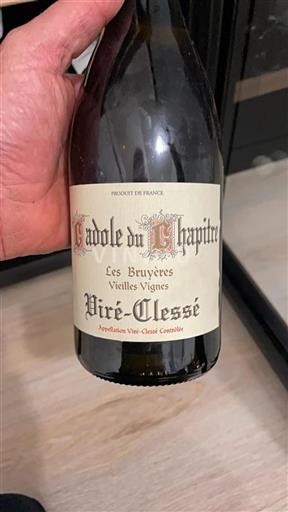 Bourgogne Viré-clessé Cadole du chapitre Les Bruyères Vieilles Vignes Icke årgångsbetecknad
