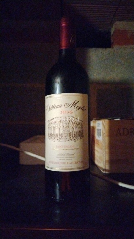 Bordeaux Saint-Émilion Grand Cru Château Meylet G 2003