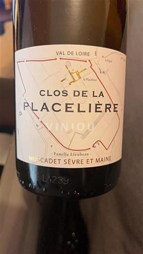 Loiredalen Muscadet-Sèvre-et-Maine Famille Lieubeau Clos de la Placelière 2023