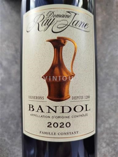 Provansa Bandol Domaine Ray Jane 2020