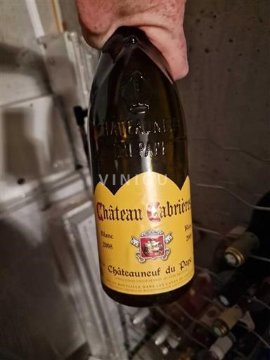 Rhône-dalen Châteauneuf-du-Pape Château Cabrières 2008