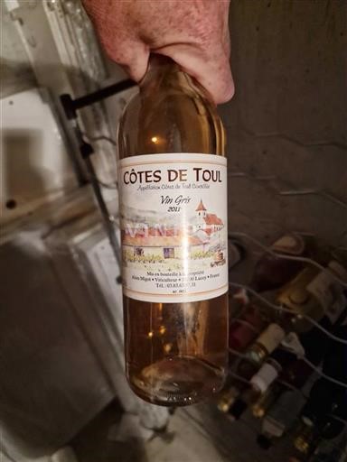 Lothringen Côtes-de-Toul Alain Migot Vin Gris 2011