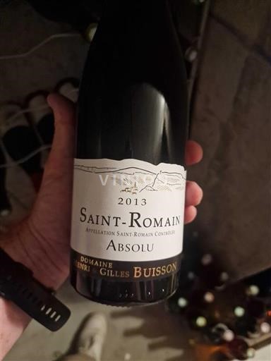 Burgund Saint-Romain Domaine Henri & Gilles Buisson Absolu 2013