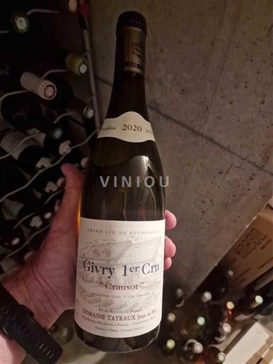 Borgogna Non specificato Premier Cru Domaine Tatraux Jean et Fils Crausot 2020
