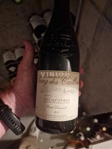 Rhône-dalen Vacqueyras Domaine Le Sang des Cailloux Doucinello 2011