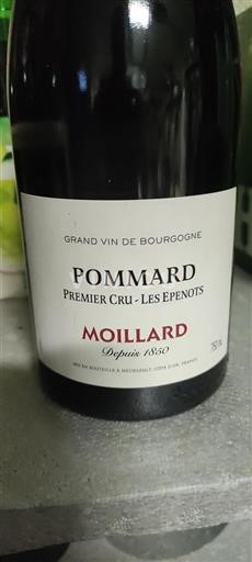 Bourgondië Pommard Premier Cru Moillard Les Epenots 2018