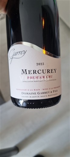 Bourgogne Mercurey Premier Cru Domaine Garrey & Fils 2023