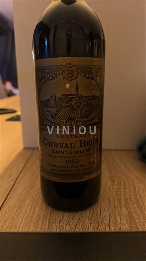 Bordeaux Saint-Émilion Château Cheval Brun 1983