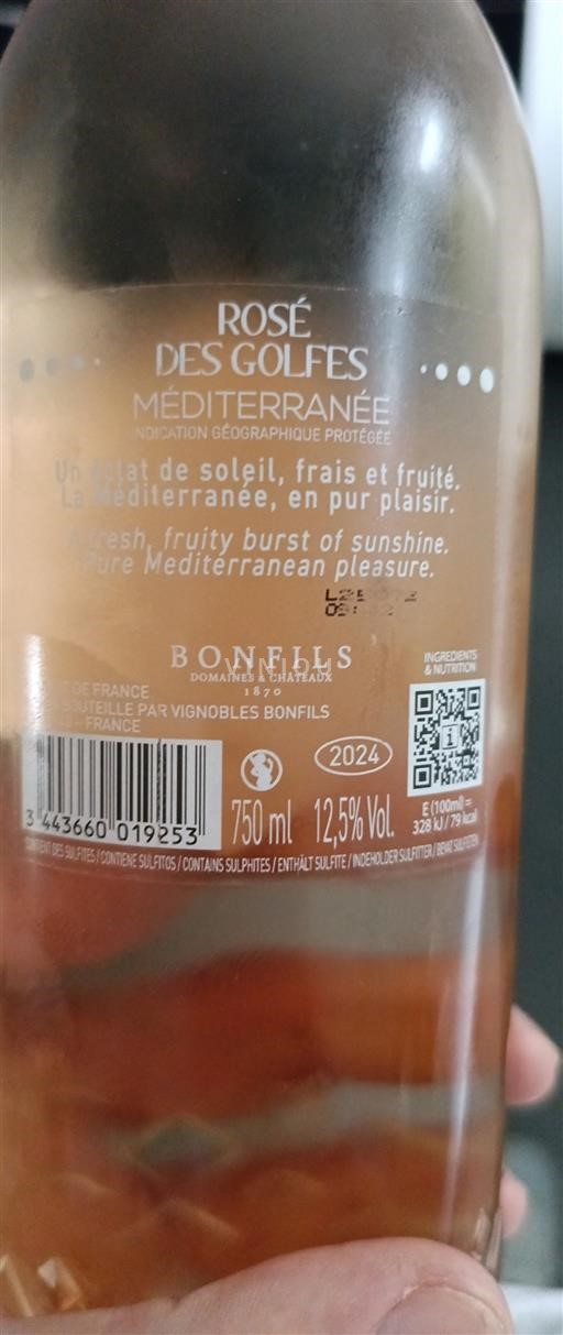 Provence, Nedre Rhônedal, Korsika Middelhavet Bonfils Rosé des golfes 2024