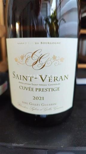 Borgogna Saint-Véran Earl Gilles Guerrin Prestige 2021