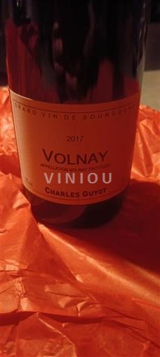 Burgundy Volnay Charles Guyot 2017