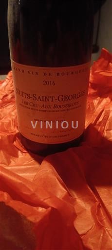 Bourgogne Nuits-Saint-Georges Premier Cru 1er Cru-Aux Bousselots 2016