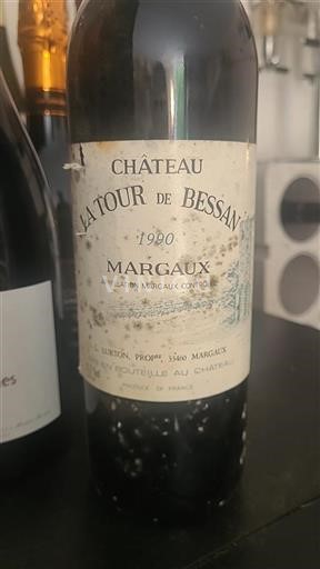 Bordeaux Margaux Château Latour de Bessan 1990