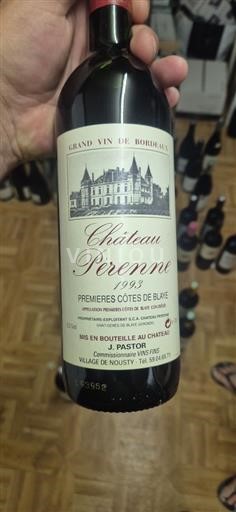 Bordeaux Nespecifikováno Château Pérenne 1993
