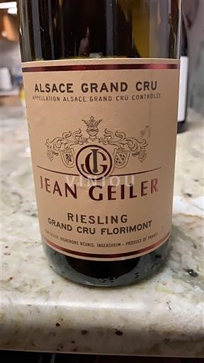 Alsazia Alsazia Grand Cru Grand Cru Jean Geiler Grand Cru Florimont 2022