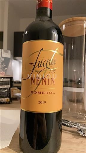 Bordeaux Pomerol Château Nénin Fugue de Nénin 2019