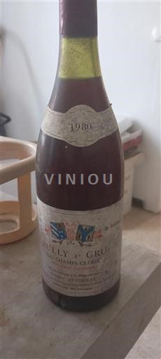 Burgundsko Nespecifikováno Premier Cru Georges Duvernay Les Champs Cloux 1980