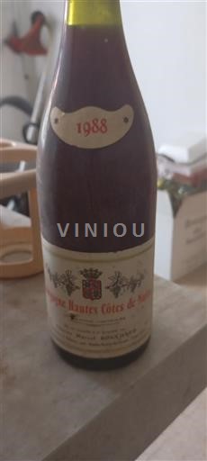 Bourgogne Ikke specificeret Claude Marcel Bouchard 1988