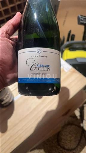Champaña Champán Champagne Gérard Collin Tradition Brut Sin añada
