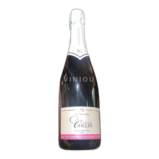 Champaña Champán Gérard Collin Rosé de Pinot Noir Brut Sin añada