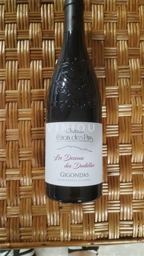 Rhônen laakso Gigondas Château La Croix des Pins Les Dessous des Dentelles 2021