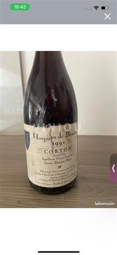 Borgoña Corton Grand Cru Hospices de Beaune Docteur Peste 1991