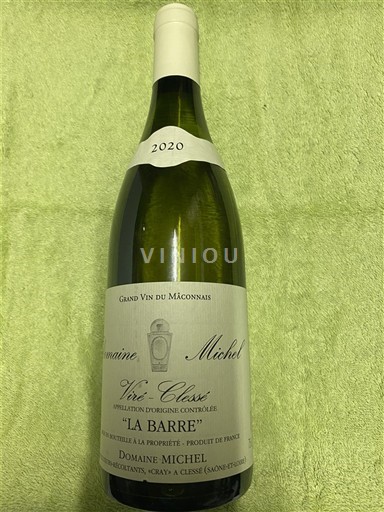 Bourgogne Viré-clessé Domaine Michel La Barre 2020