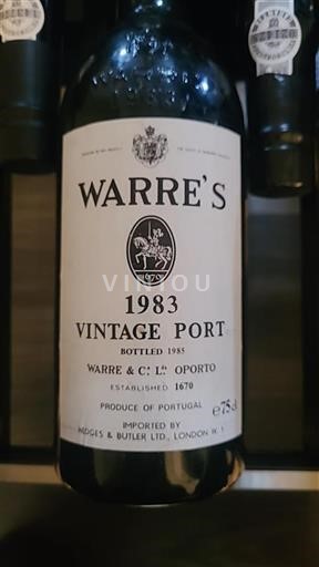 Portugal Oporto Warre's Vintage Port 1983