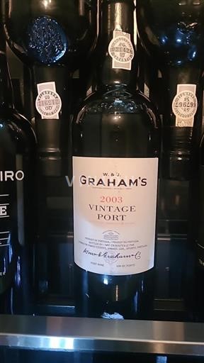 Portugal Oporto W. & J. Graham's Vintage Port 2003