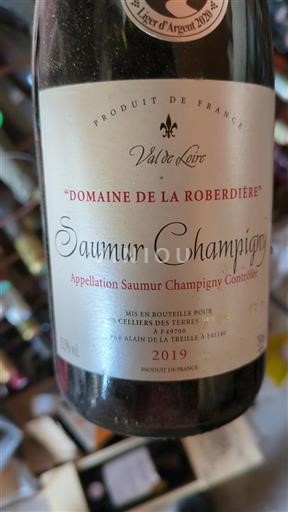Vin Rouge sec Domaine La RobeDière 2019 France Vallée de la Loire Saumur-champigny AOC