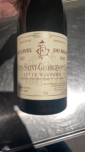 Burgundsko Nespecifikováno Premier Cru Les Caves du Palais Les Vignerondes 2022