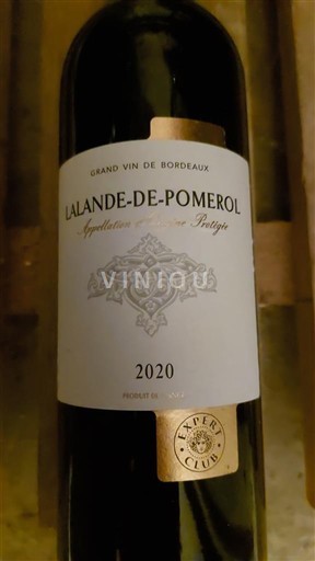 Bordeaux Lalande-de-pomerol EXPERT CLUB 2020