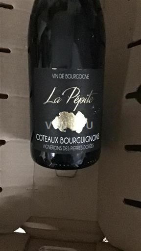 Bourgogne Bourgognebackar Vignerons des Pierres Dorées La Pépite 2022