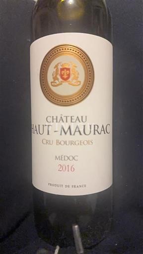 Bordeaux Médoc Château Haut-Maurac 2016