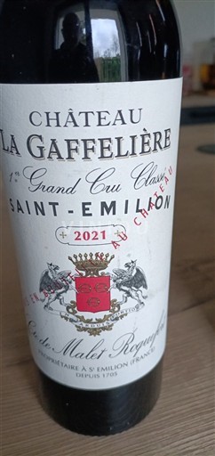 Burdeos Saint-Émilion 1er Grand Cru Classé Château La Gaffelière 2021