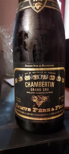 Burgund Chambertin Grand Cru Camus Père & Fils 2016