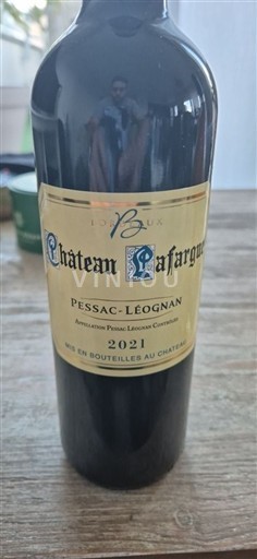 Bordeaux Pessac-Léognan Château Lafargue 2021