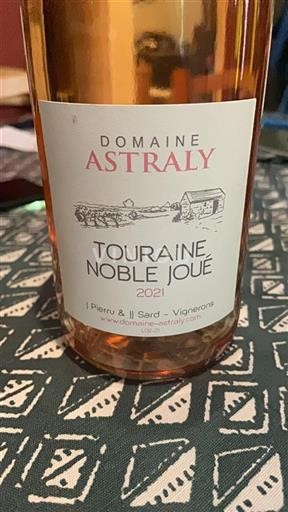 Loirevallei Touraine-noble-joué Domaine Astraly 2021
