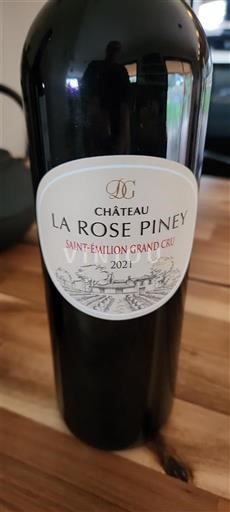 Bordeaux Saint-Émilion Grand Cru Grand Cru Château La Rose Piney 2021