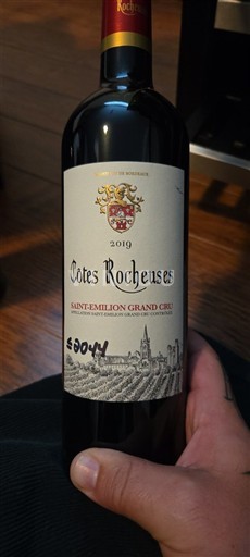 Bordeaux Saint-Émilion Grand Cru Grand Cru Côtes Rocheuses 2019
