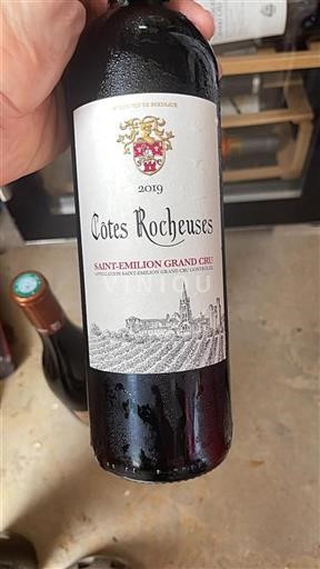 Burdeos Saint-Émilion Gran Cru Grand Cru Côtes Rocheuses 2019