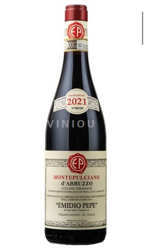 Abruco Монтепулчано д'Абруцо Колине Терамане Emidio Pepe 2021