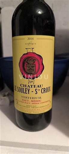 Bordeaux Haut-Médoc Château Le Souley-Sainte-Croix 2014